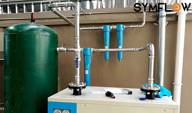 壓縮空氣不銹鋼管道選擇卡獅雙卡壓連接的好處